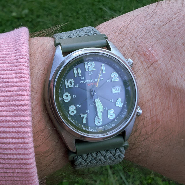 Casio Overland OVW-100 on the author's wrist