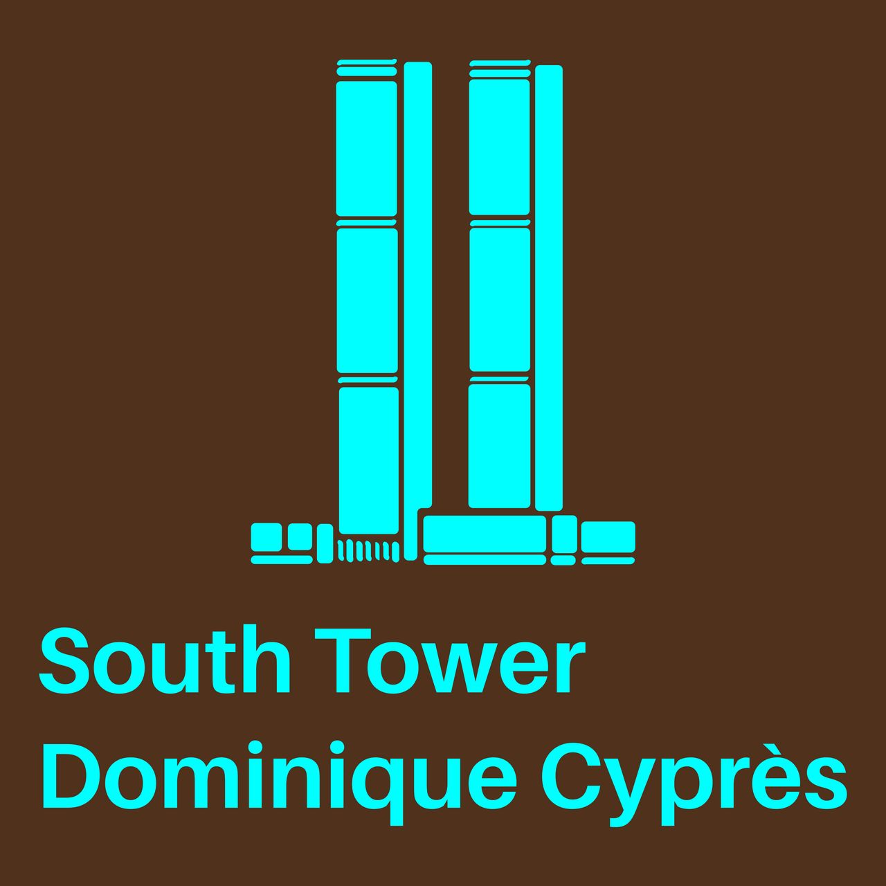 Abstract illustration of the Twin Towers of the World Trade Center